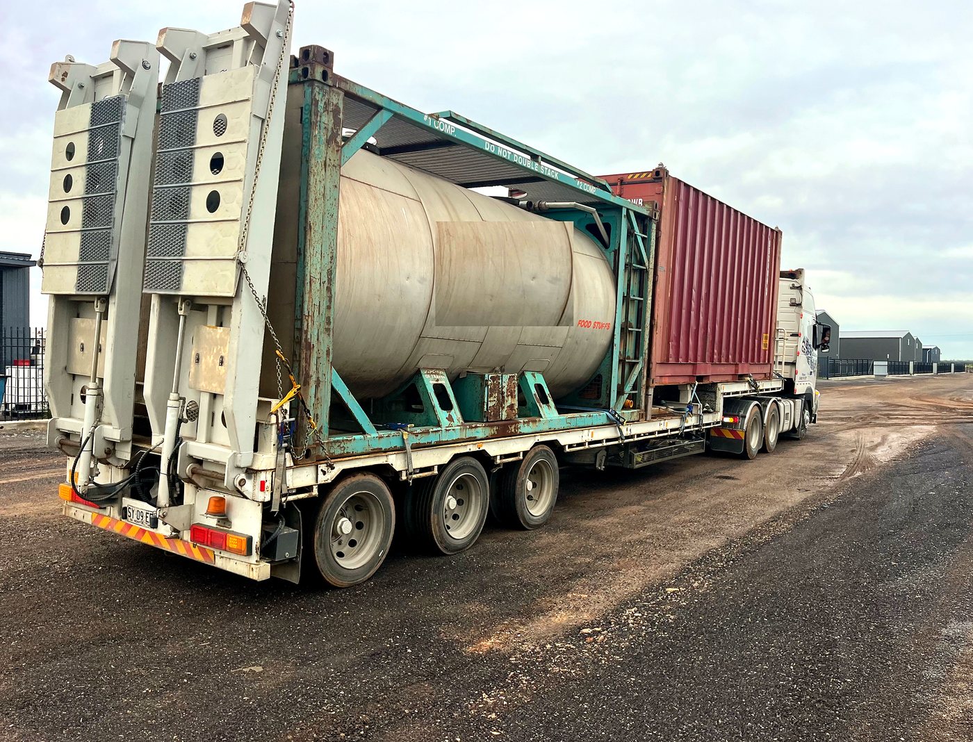 JAWS quick-fill unit ready for bulk water delivery